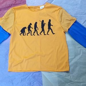 Boys Evolution of Cavemen Halloween Costume Shirt